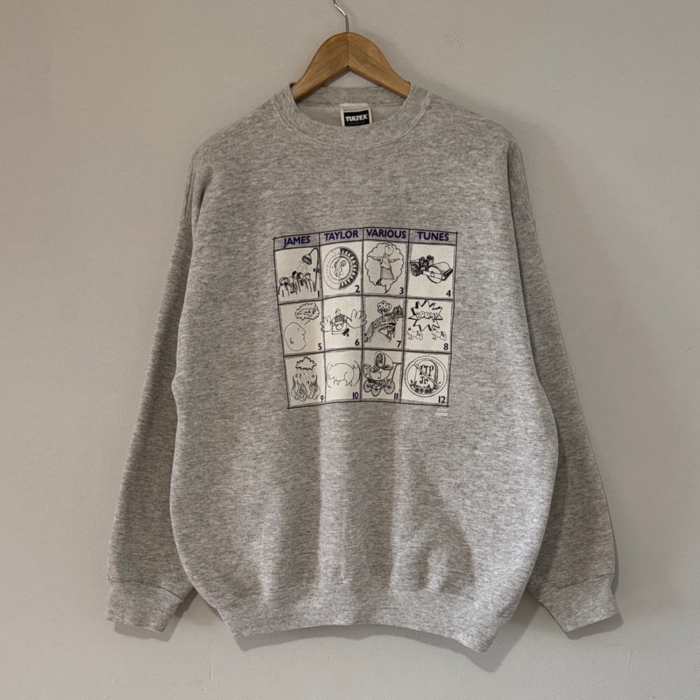 Vintage Taylor James Crewneck / XL / 90s / Winterland / Tour Merchandise